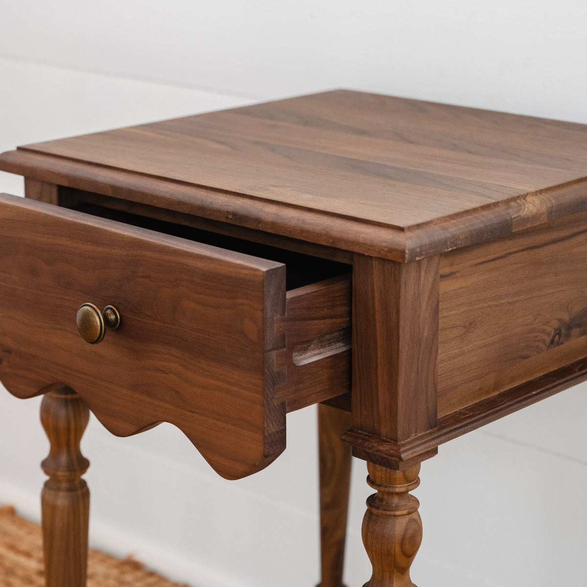 Evie Bedside Table Walnut