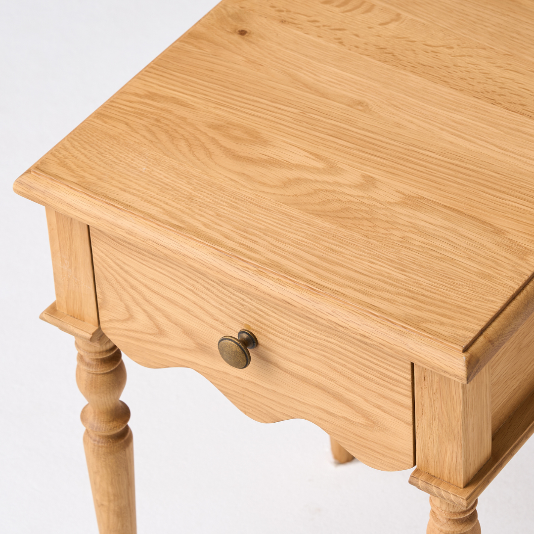 Evie Bedside Table Oak