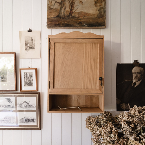 Petite Cabinet – Solid Oak | Rekindle Design Co.