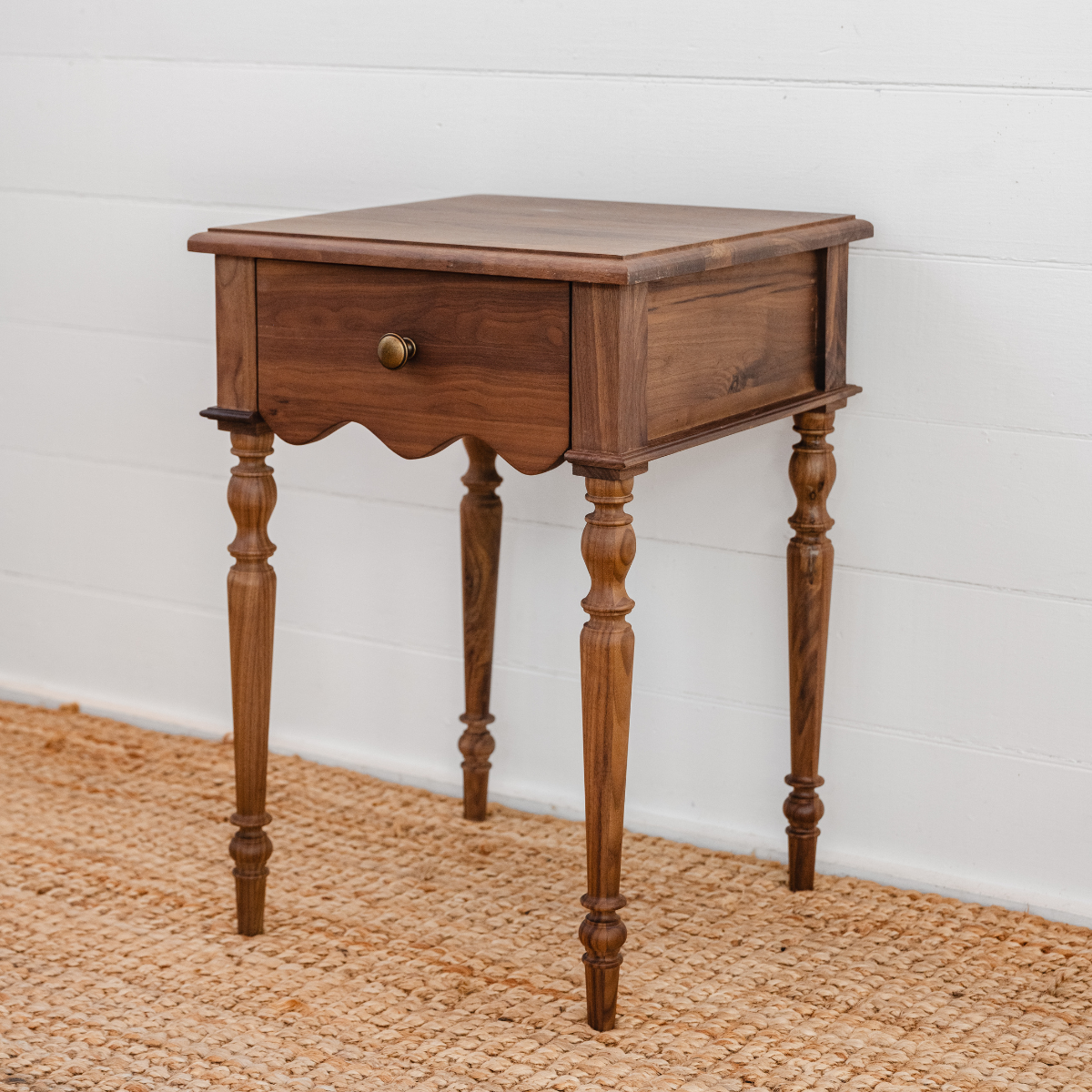 Evie Bedside Table Walnut