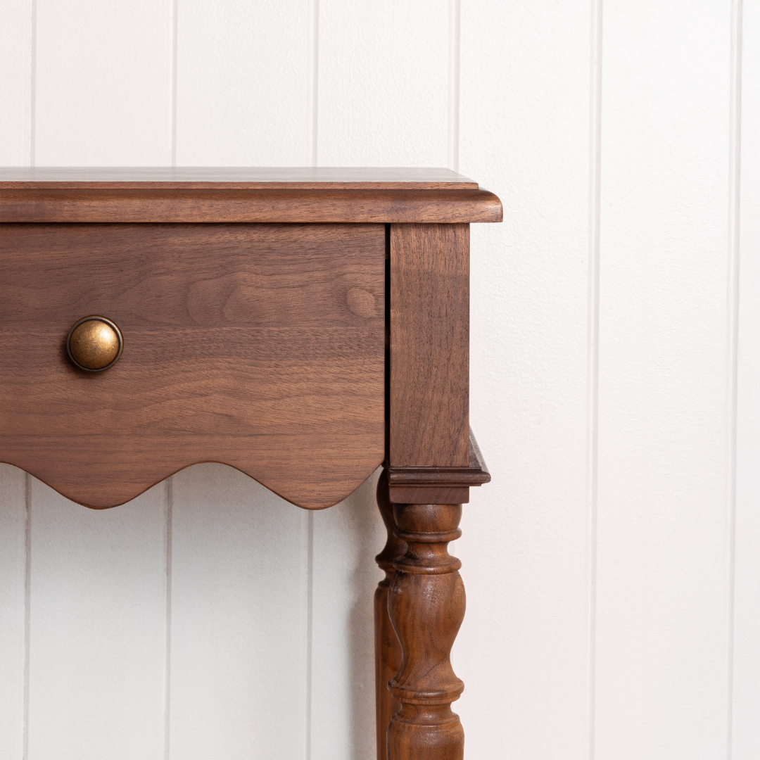 Evie Bedside Table Walnut