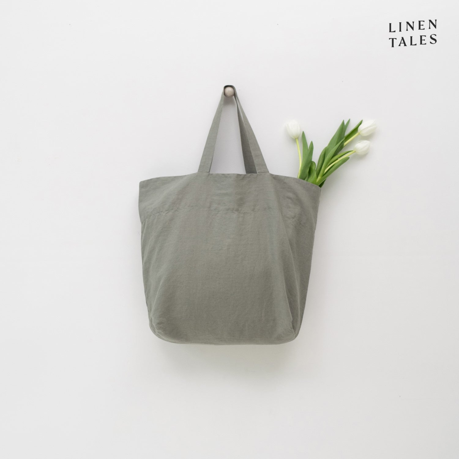 Big Linen Bag Khaki