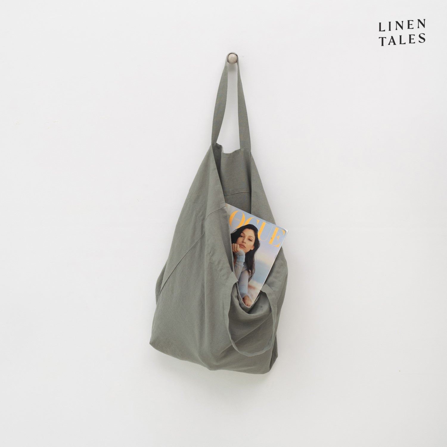 Big Linen Bag Khaki