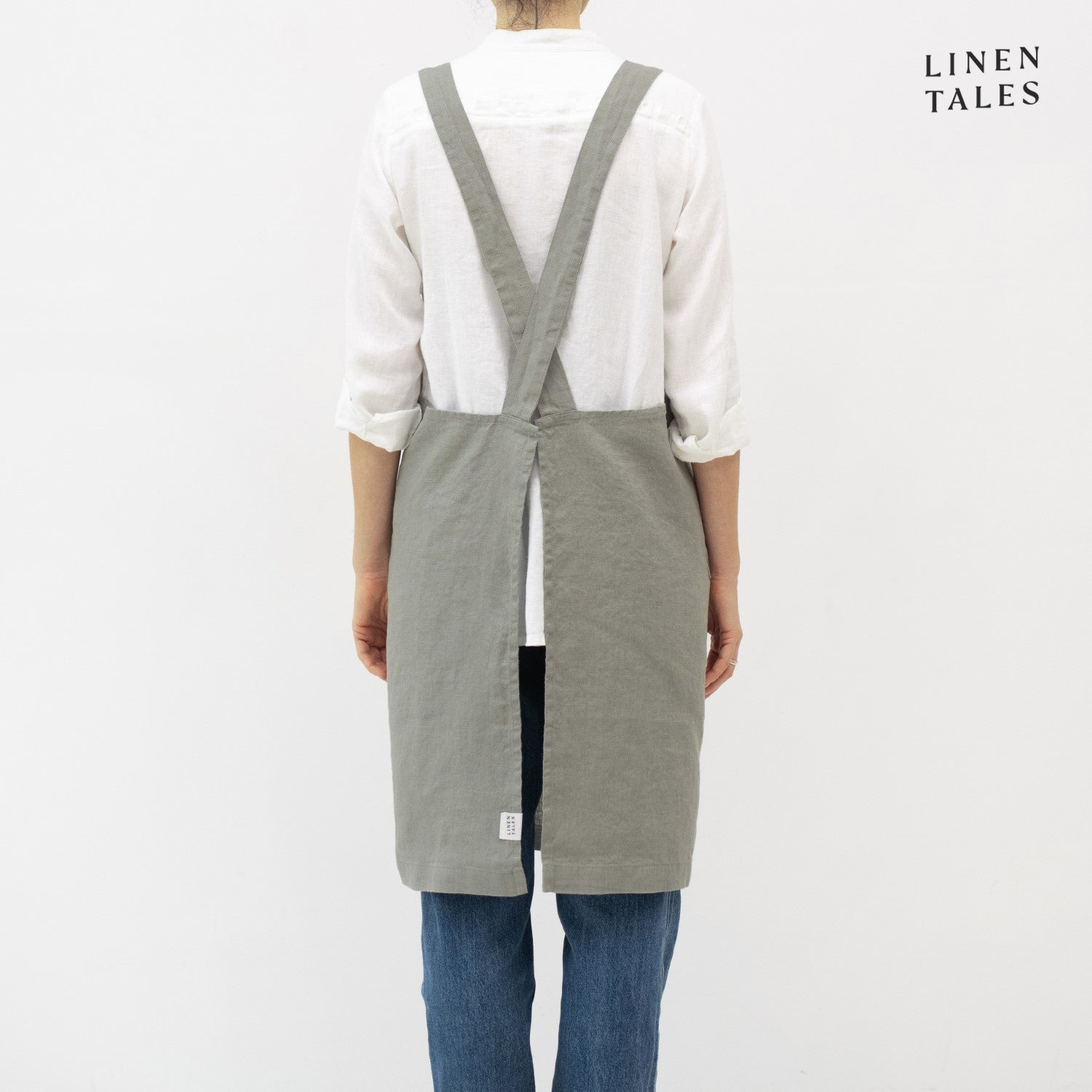 Cross-back Apron - Khaki